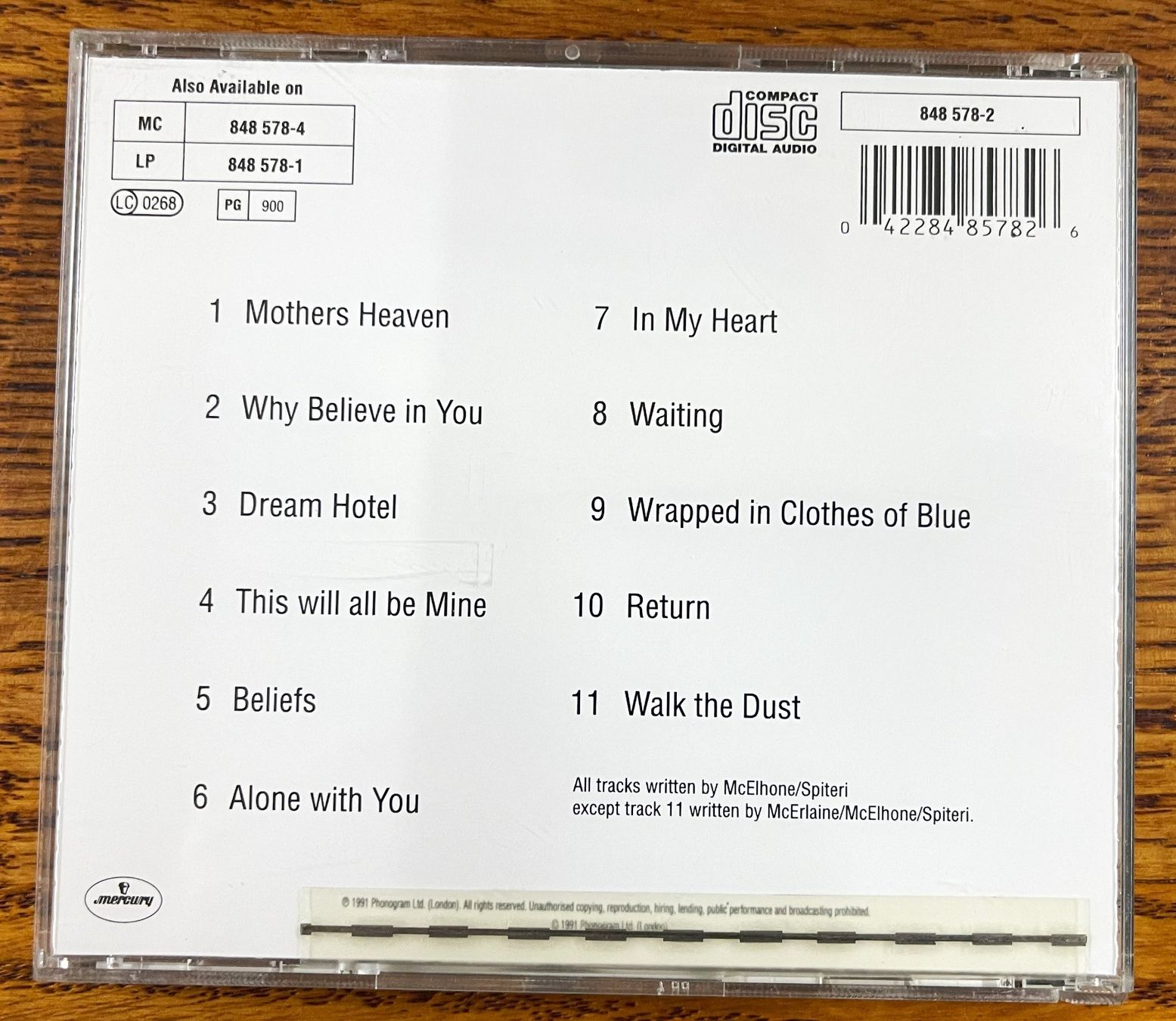 CD: MOTHERS HEAVEN - TEXAS CD – Usato da Oftringen venduto da Vucki 1