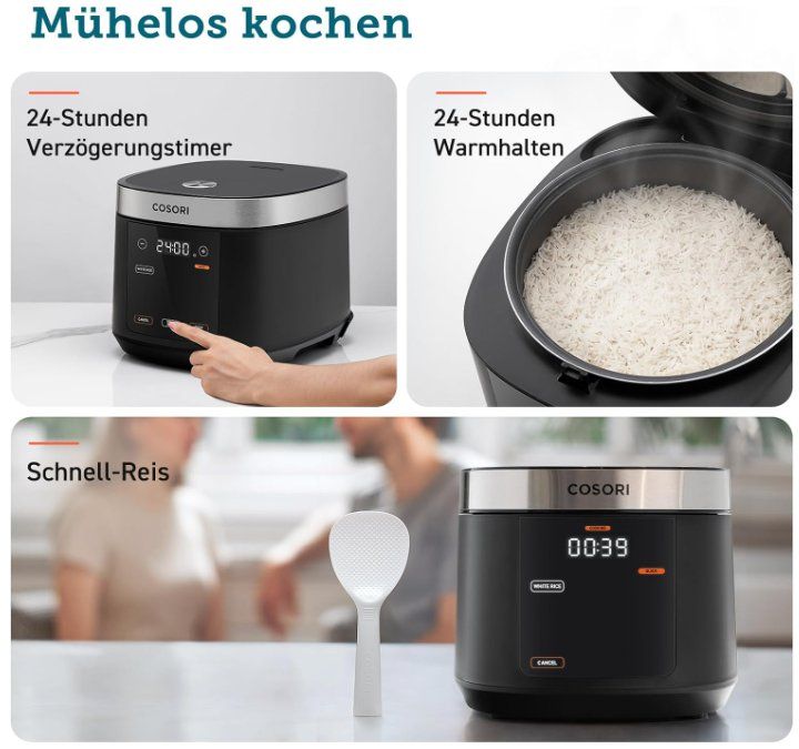 Cosori Elettrodomestici da cucina: Cosori Multi-/Reiskocher, 17 Programme – Usato da Neuhaus SG venduto da LENZ30 6