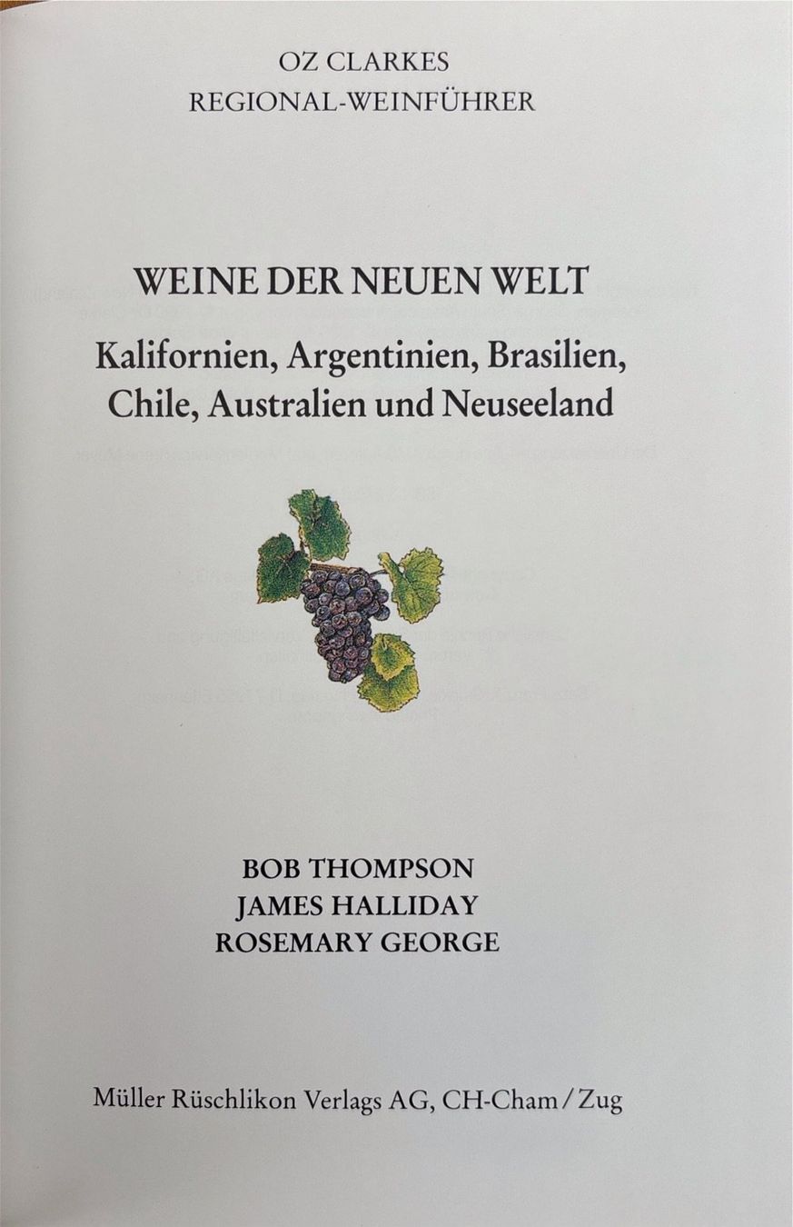 Libri: Weine der neuen Welt – Nuovo (secondo la descrizione) da Sarnen venduto da Livres 2