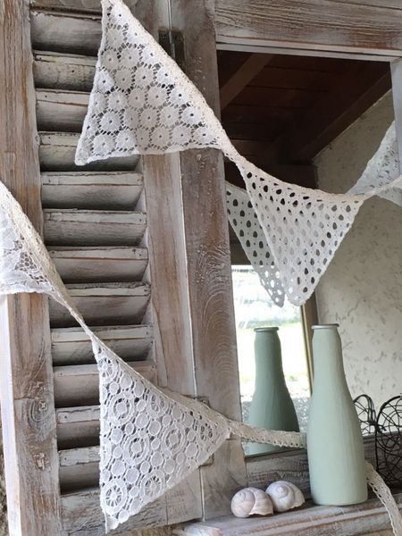 Tutte le decorazioni: Wimpelkette Shabby Chic Vintage Retro – Nuovo e nell'imballaggio originale da Effretikon venduto da wenuss
