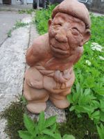 Rustikale Terrakotta Figur, Hauswächter, Handarbeit