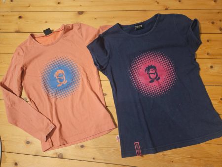 2 Trollkids Mädchen Shirt 140, langarm & T-Shirt wie Finkid