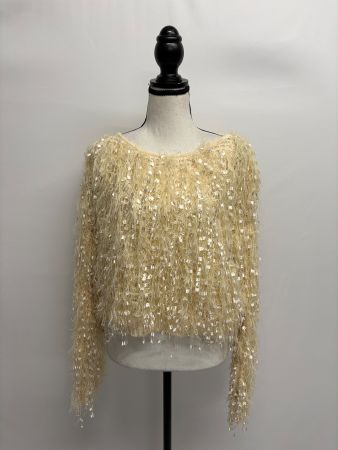 Camomilla Studio Pullover mit Pailletten creme 38