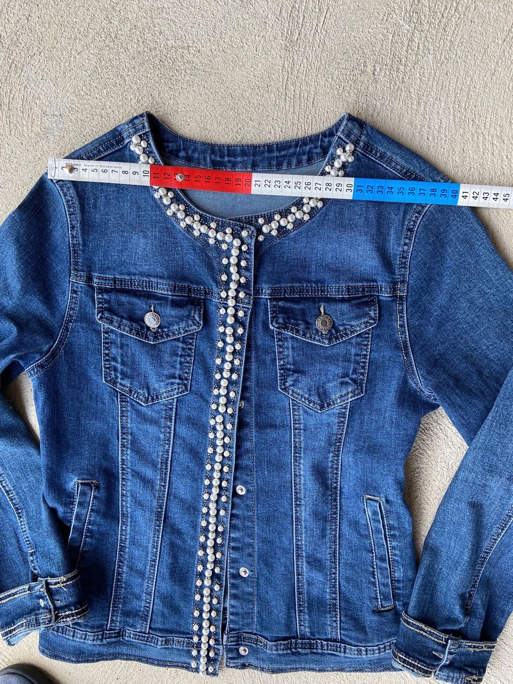 Giacche: Tolle Jeansjacke Perlenbesetzt Grösse M – Nuovo (secondo la descrizione) da Bern venduto da Bern4you 3