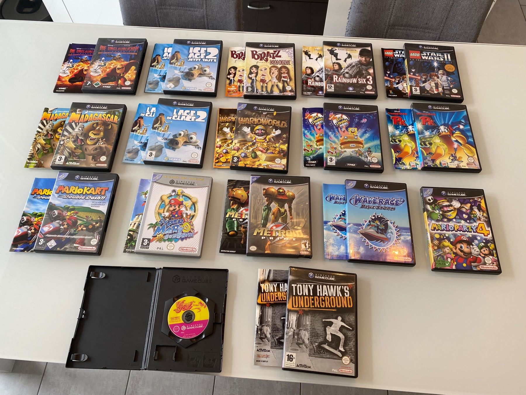 Lot De Jeux GameCube US + Freeloader (Très Bon état)
