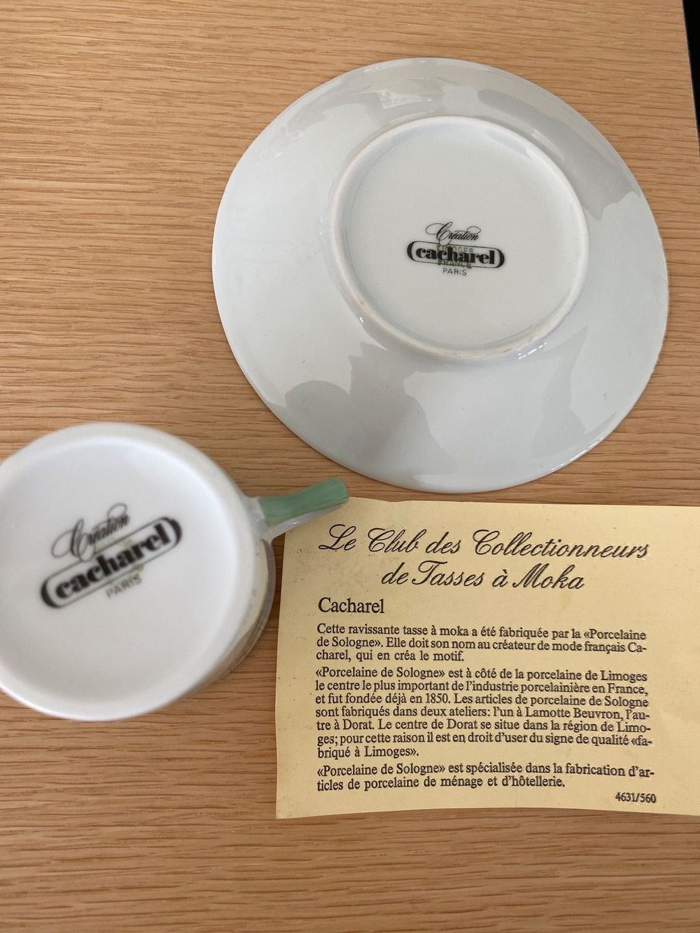 Tassen: Cacharel tasse à moka Neuf – Neu und originalverpackt aus Delémont von Ma_LoU.01 2