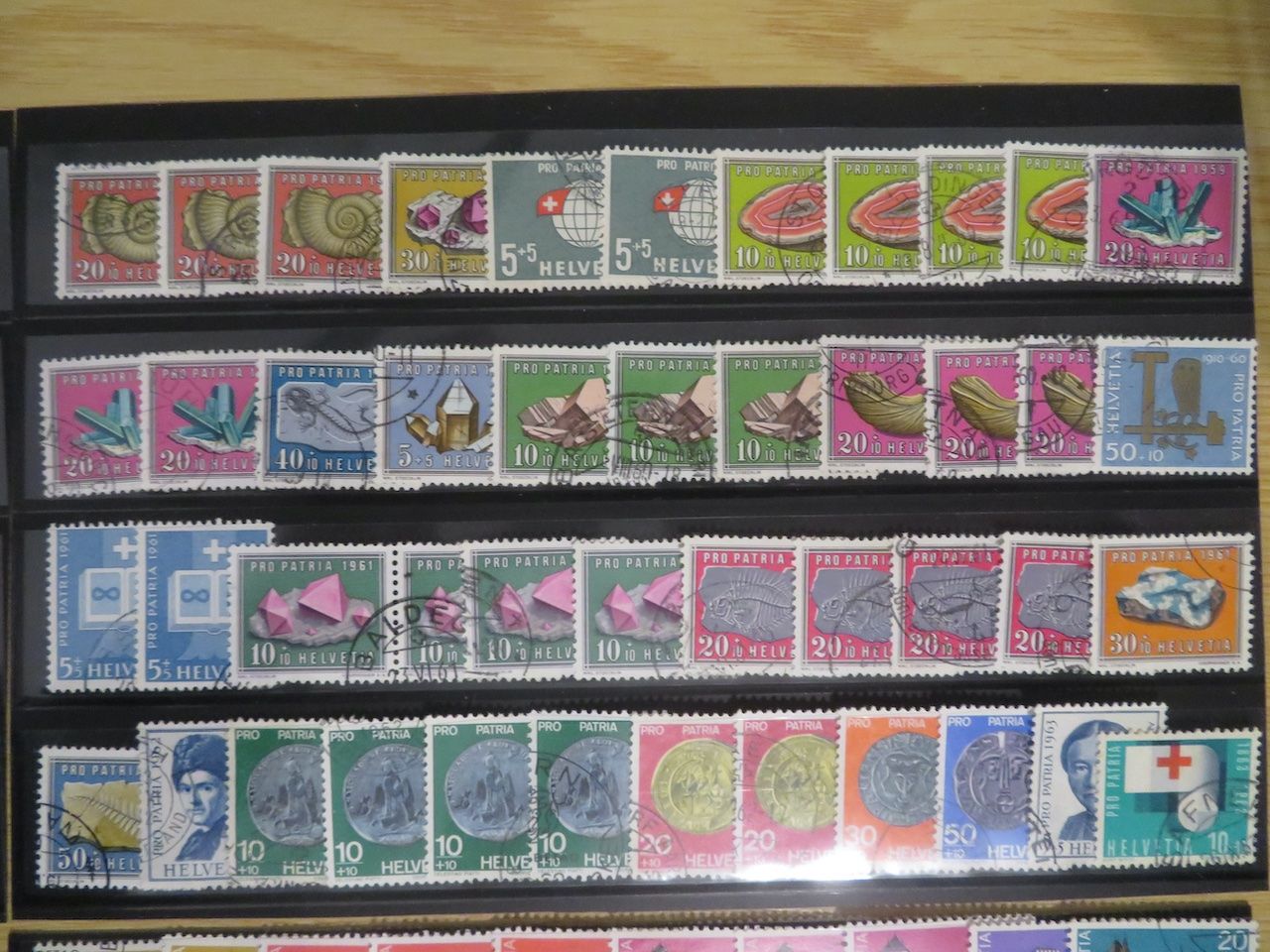 Tous les timbres: Pro Patria grosser Posten auf 4 Doppelsteckkarten – D'occasion à Spreitenbach par heitersberg54 2