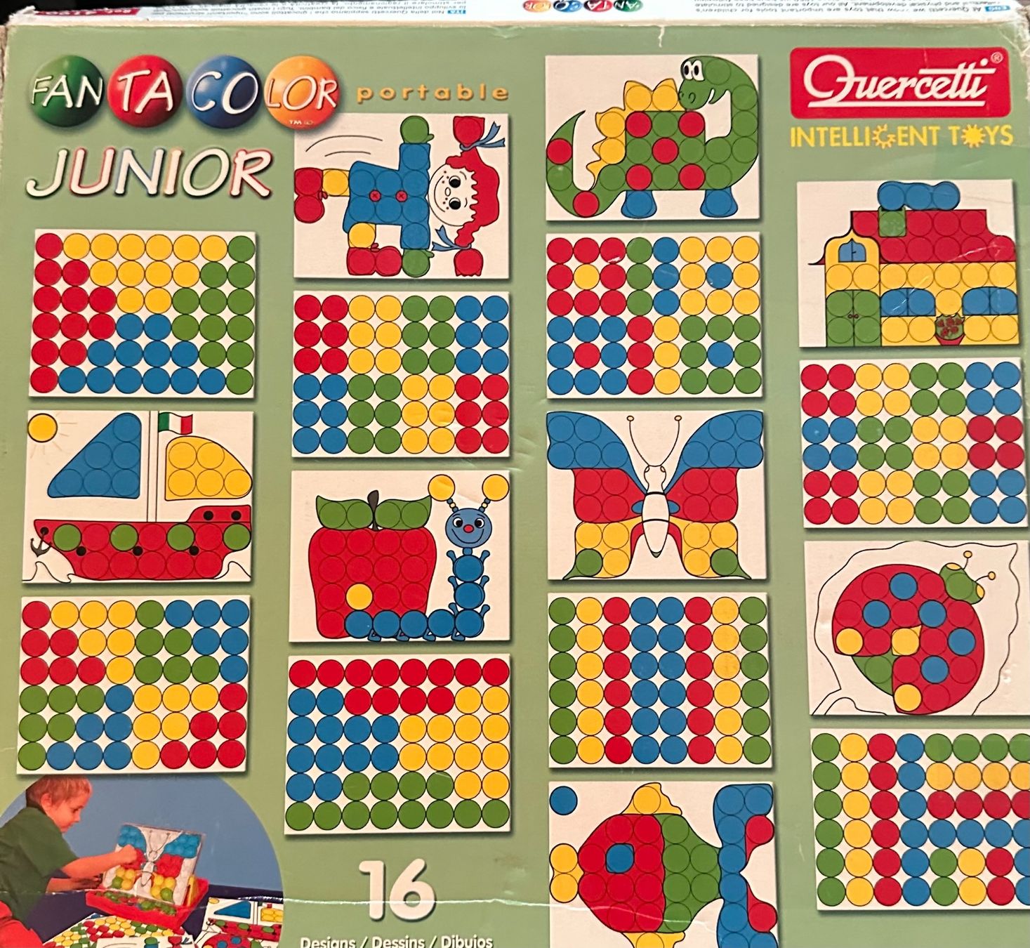 Jeux: Quercetti Mosaik-Steckspiel FantaColor Junior Basic – D'occasion à Zürich par Faetze0 1