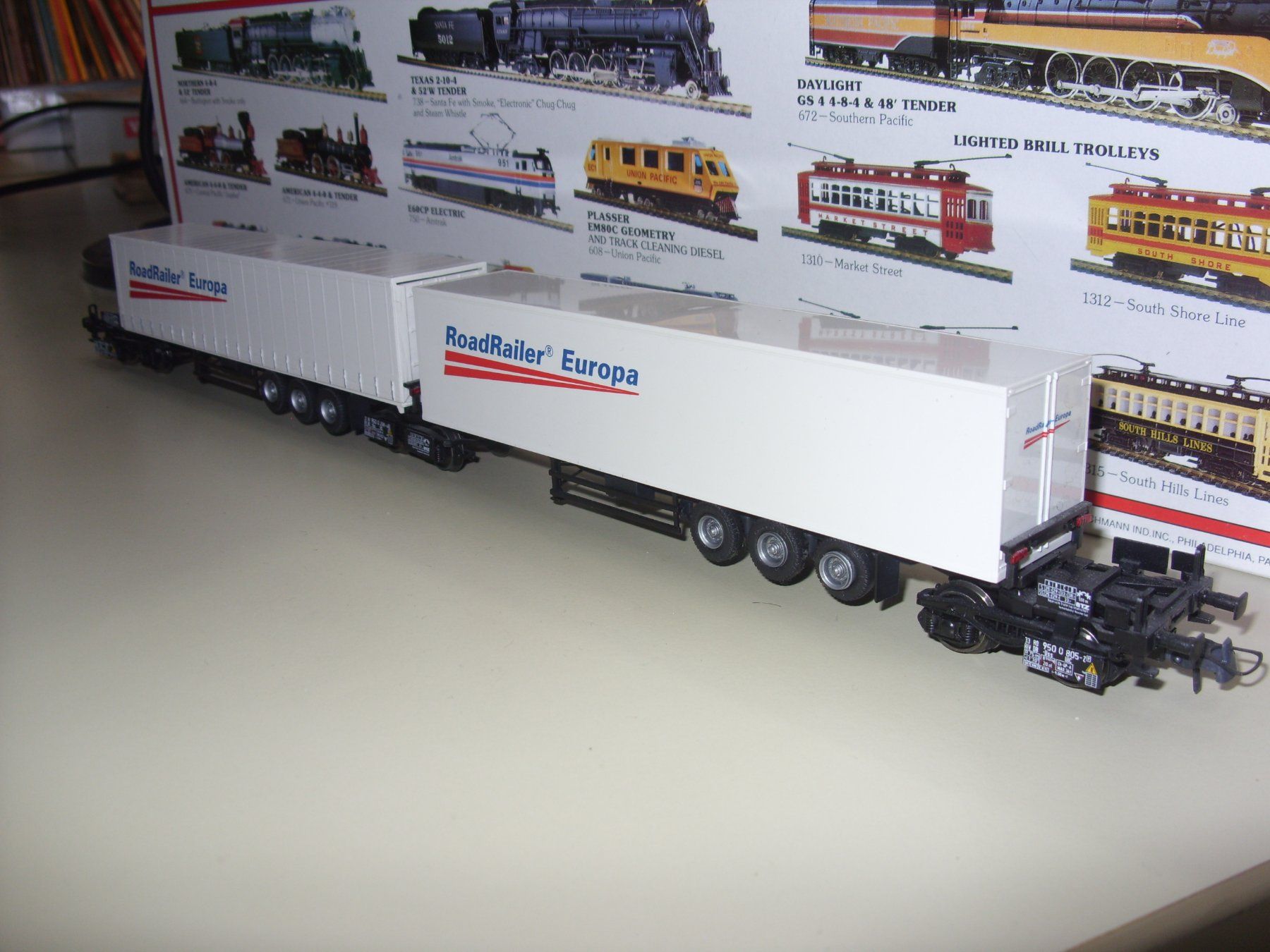 Roco Modellini di ferrovie: Roco H0 RoadRailer DC – Usato da Untersiggenthal venduto da Gumel50 3