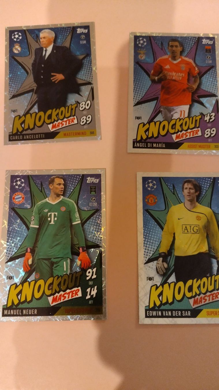 Topps Sammelbilder & Trading cards: 4 Match Attax Extra Champions 2024/2025 "Knockout Master"" – Neu (gemäss Beschreibung) aus Mendrisio von Kuarahy