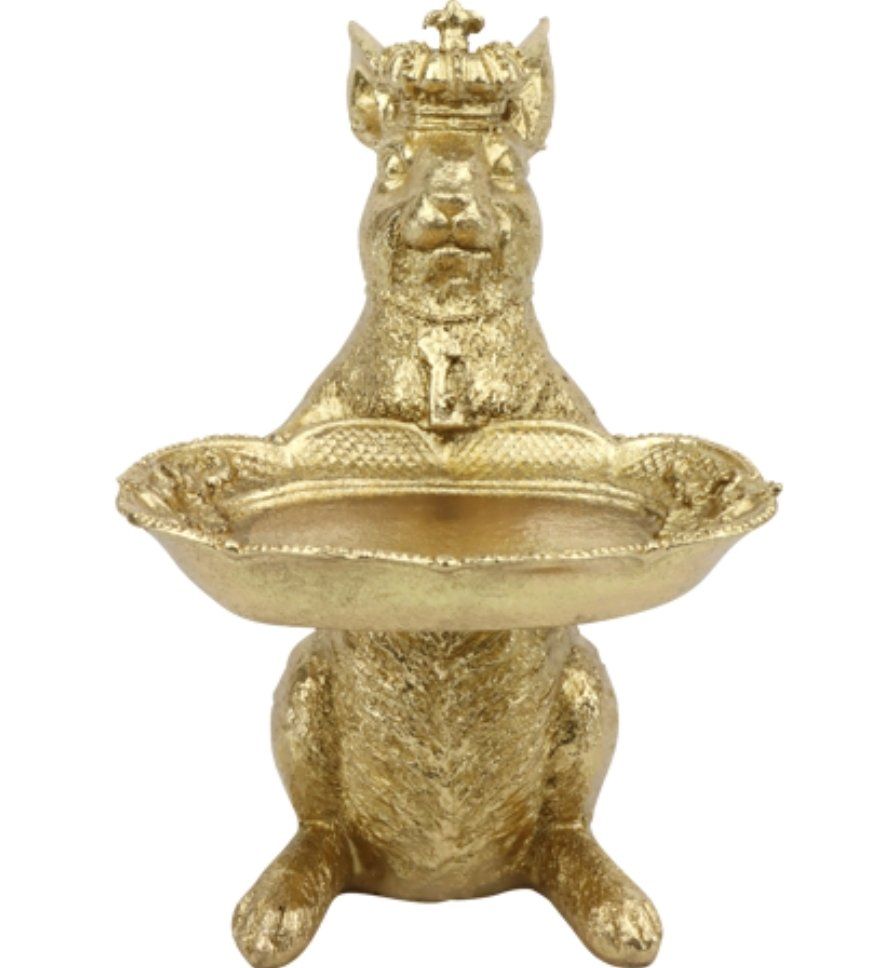 Statuette: Kartenhalter Hase mit Krone Gold – Nuovo e nell'imballaggio originale da Schaffhausen venduto da AtelierPudesco 5