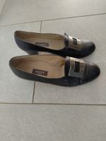 Damenschuhe BALLY schwarz Leder Grösse 38 getragen