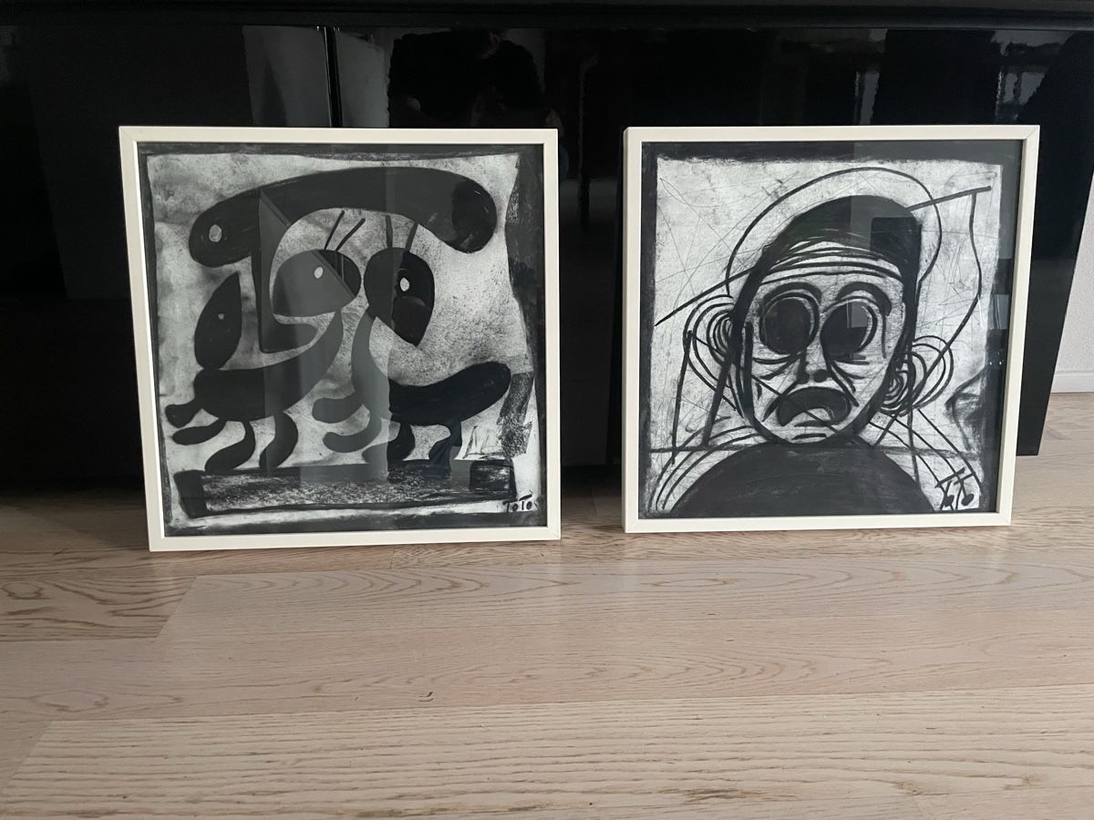 Foto & Immagini: Kunst Bild Kohle auf Papier 40x50 – Nuovo (secondo la descrizione) da Lausen venduto da artehome 8