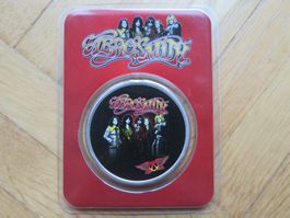 50 Jahre Aerosmith 1 Oz Silbermünze 999 Color Niue 2 $ 2023