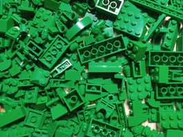 LEGO 200 verschiedene grüne Teile -H89