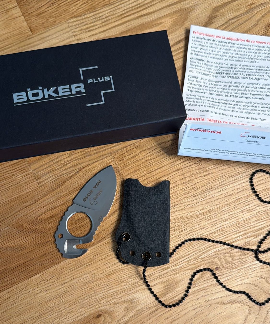 Zubehör: BÖCKER PLUS AMMONIT IWA 2016 NACKENMESSER – Neu und originalverpackt aus Zürich von Frei-Occasionen 4