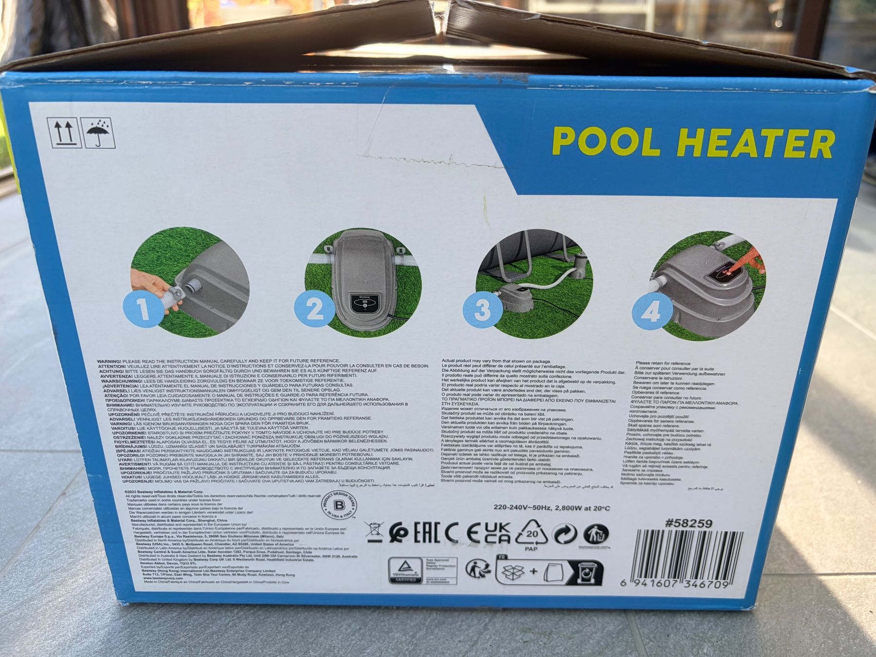 Bestway Radiatori: Bestway Pool Heizung – Usato da Uerikon venduto da Dragan001 4
