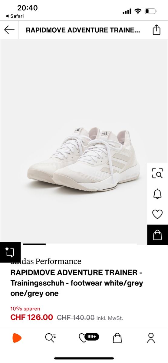 Adidas Scarpe da donna: adidas performance rapidmove adventure turnschuh – Usato da Winterthur venduto da serc.e 5