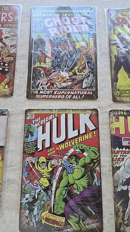 Insegne: Marvel / DC Blechschilder – Nuovo e nell'imballaggio originale da Bazenheid venduto da Exo_Tic 1