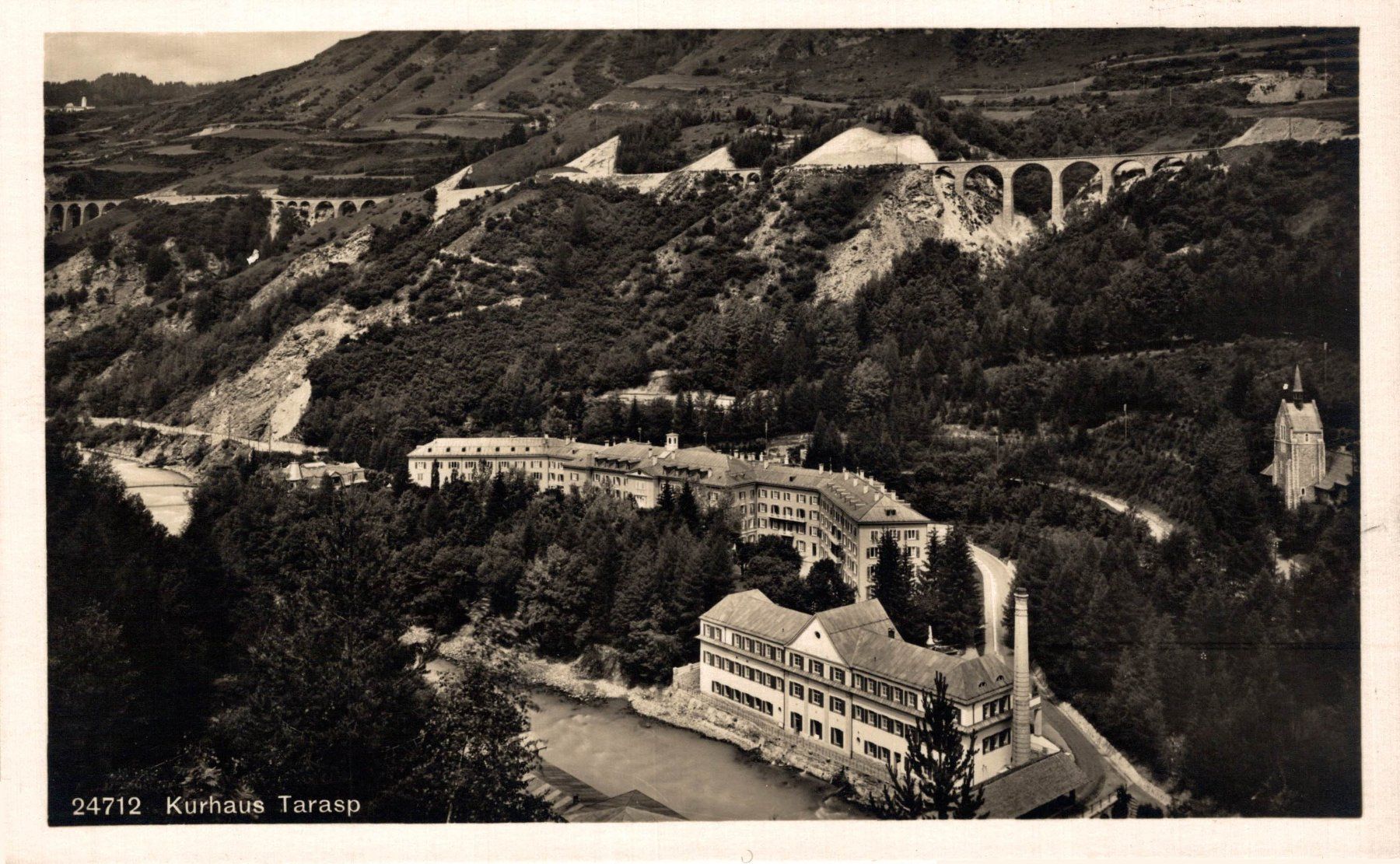 Cartoline postali: Kurhaus Tarasp – Usato da Bronschhofen venduto da Astore