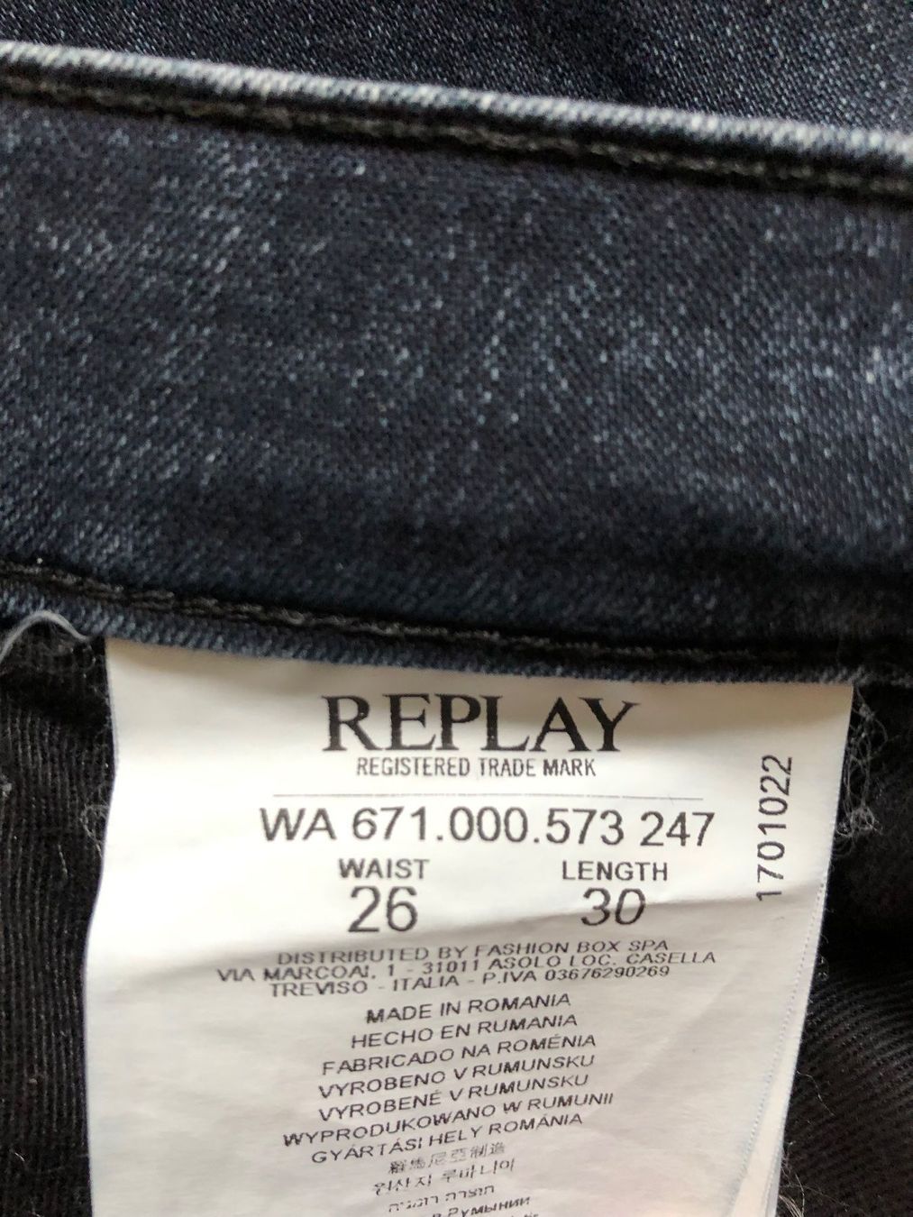 Replay Jeans: Replay Jeans Dunkelblau – Usato da Bonstetten venduto da Audreystyle 5