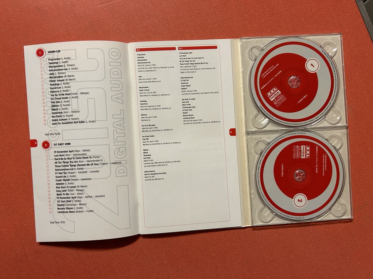 CD: Lee Konitz - Modern Jazz Archive - Doppel CD - Selten! – Usato da Lanzenhäusern venduto da vic63 4