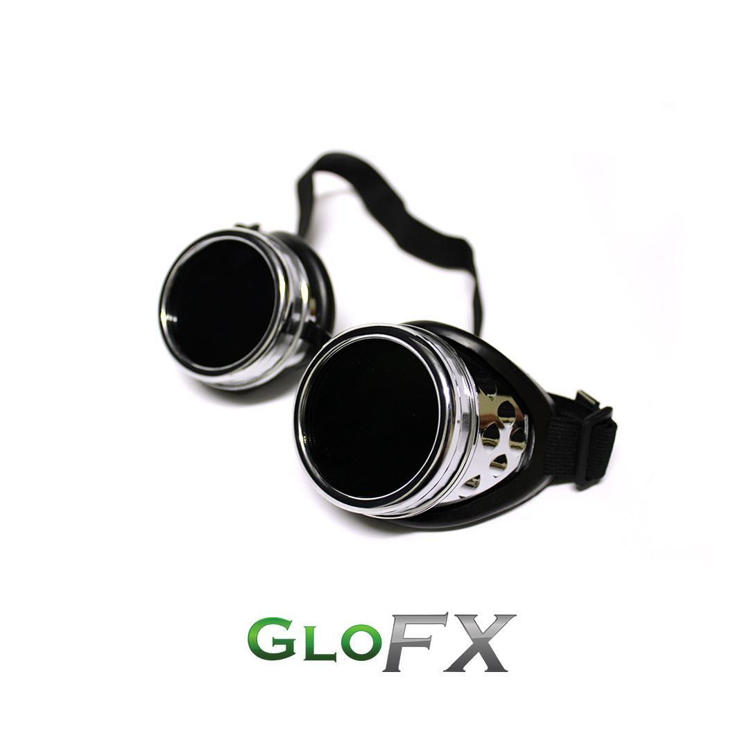 Occhiali & Lenti: GloFX Diffraktion Goggles - chrom/getönt – Nuovo e nell'imballaggio originale da Spreitenbach venduto da ravepro