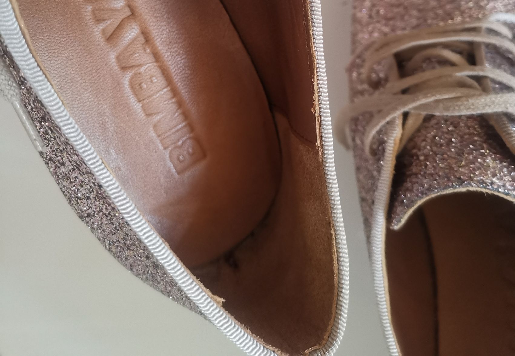 Damenschuhe: Bimba Y Lola, Leder Schuhe mit Glitzer – Neu (gemäss Beschreibung) aus Uerikon von pink_flamingo 5