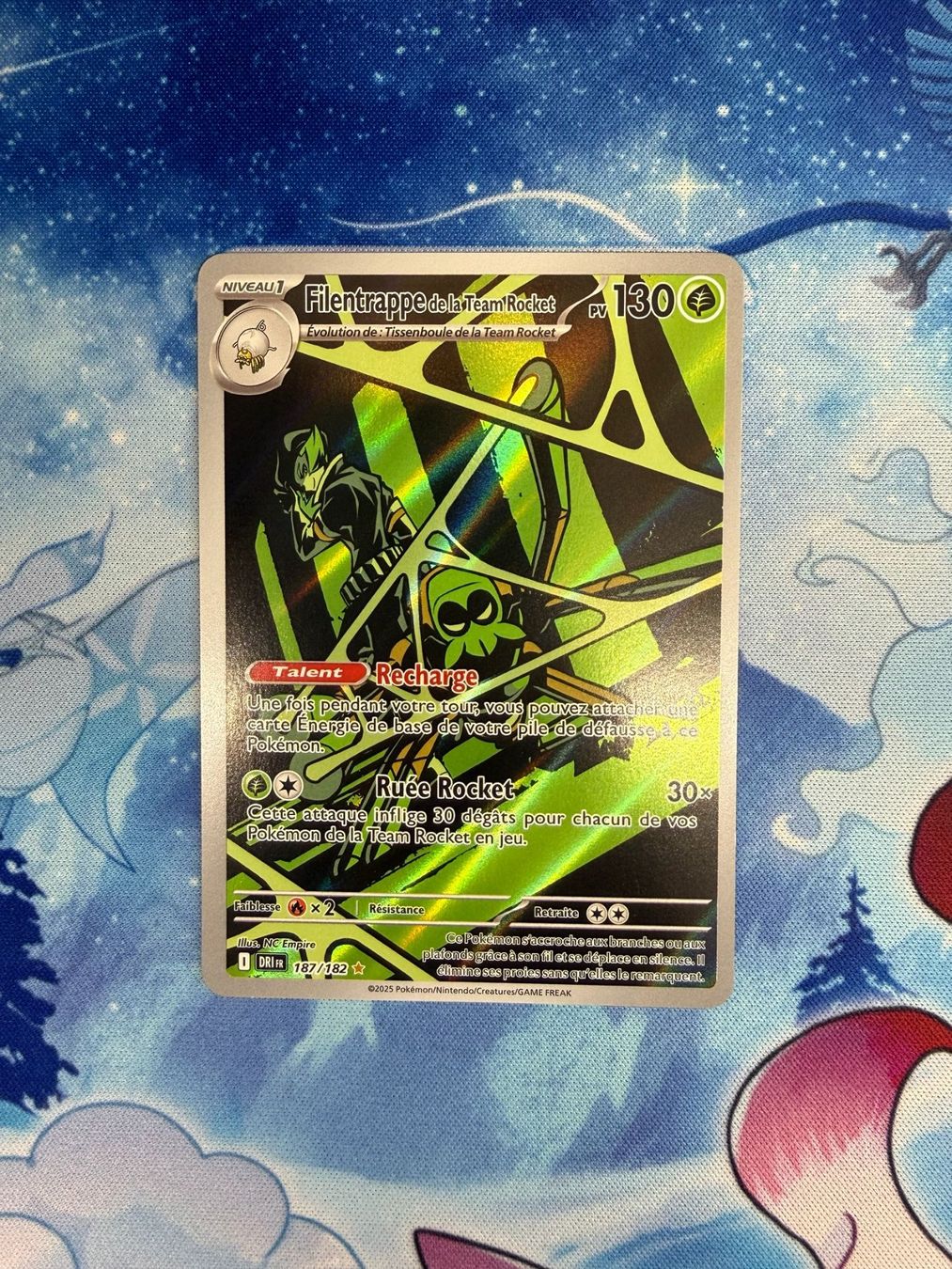 Pokémon Carte collezionabili: Filentrappe AR - DRI 187 FR – Nuovo (secondo la descrizione) da Courgenay venduto da ScamBoxOff