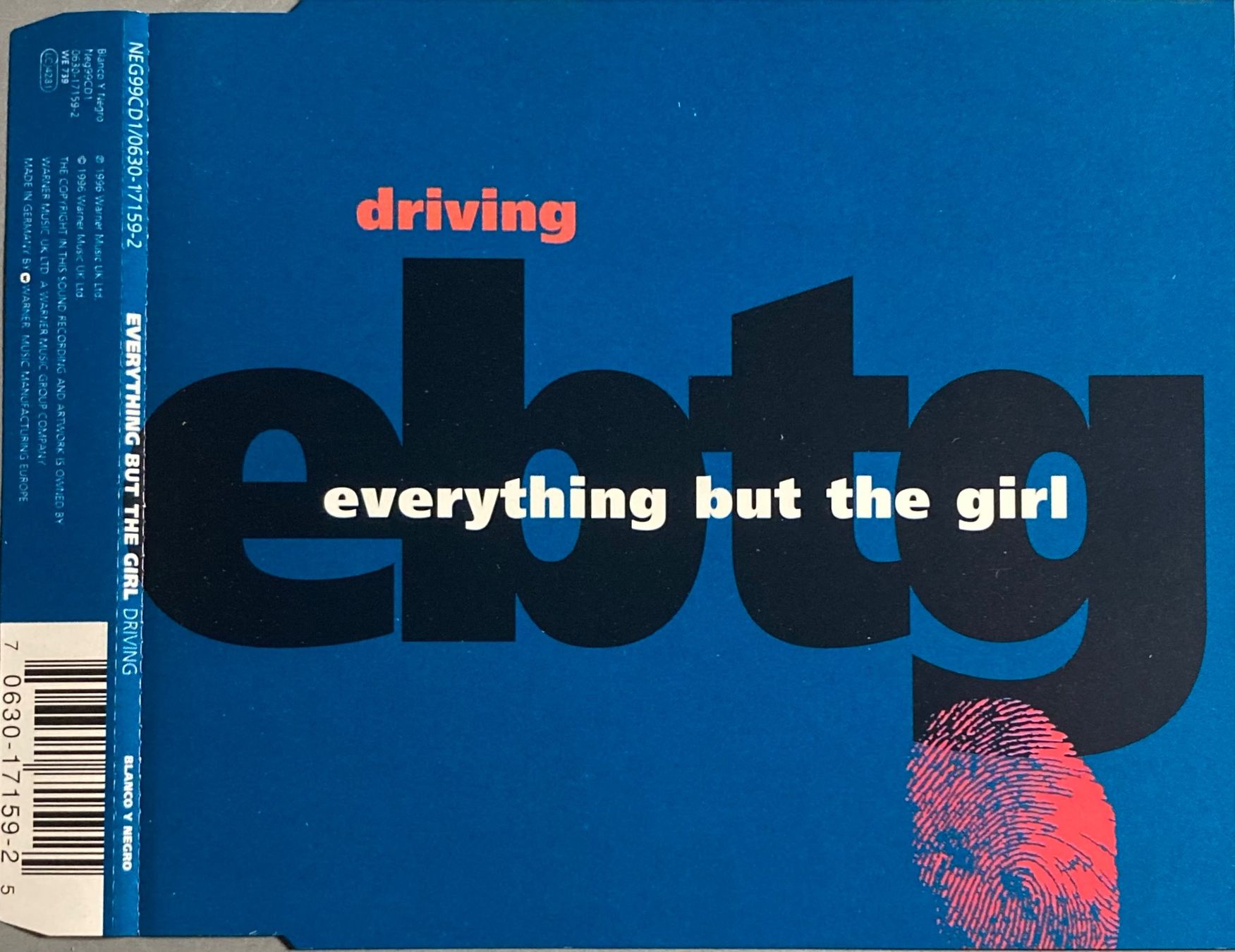 CD: EVERYTHING BUT THE GIRL - DRIVING – Usato da Poliez-Pittet venduto da Newtown-Records 1