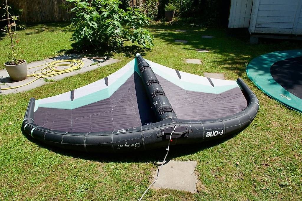 Kite: F-One Swing V5 | 4m2 - Onyx/Mint | Occasion Wing – Gebraucht aus Matten b. Interlaken von hofmandli