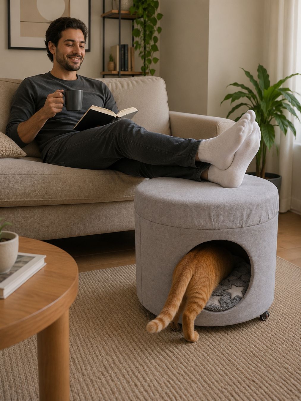 Cucce & Letti: Hocker Katz Katzenhaus Eco design – Nuovo (secondo la descrizione) da Domat-ems venduto da Gr8wood 1