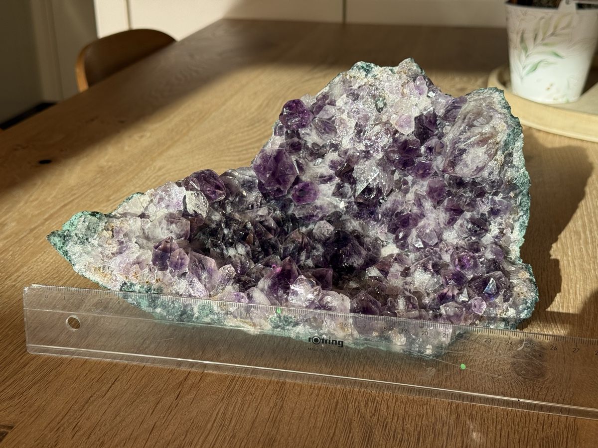 Minerali & Pietre curative: Druse améthyste pierre mineraux geode – Usato da Fleurier venduto da salar 1