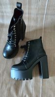 🆕 Chunky Plateau Boots - 36 - Schwarze Schnür-Stiefeletten