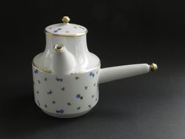 Schöne Kanne mit Streublumen Dekor - Langenthal 1975 - TOP