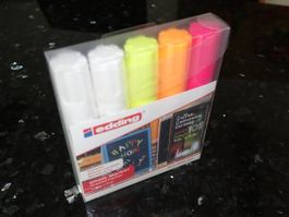 Edding 4090 Chalk Marker Set 5 Stk NEU