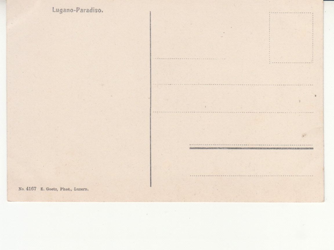 Cartoline postali: Lugano Paradiso ca. 1910 – Usato da Bürglen TG venduto da StampGraf 1