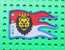 LEGO® Cloth Flag 8 x 5 Wave with Royal Knights