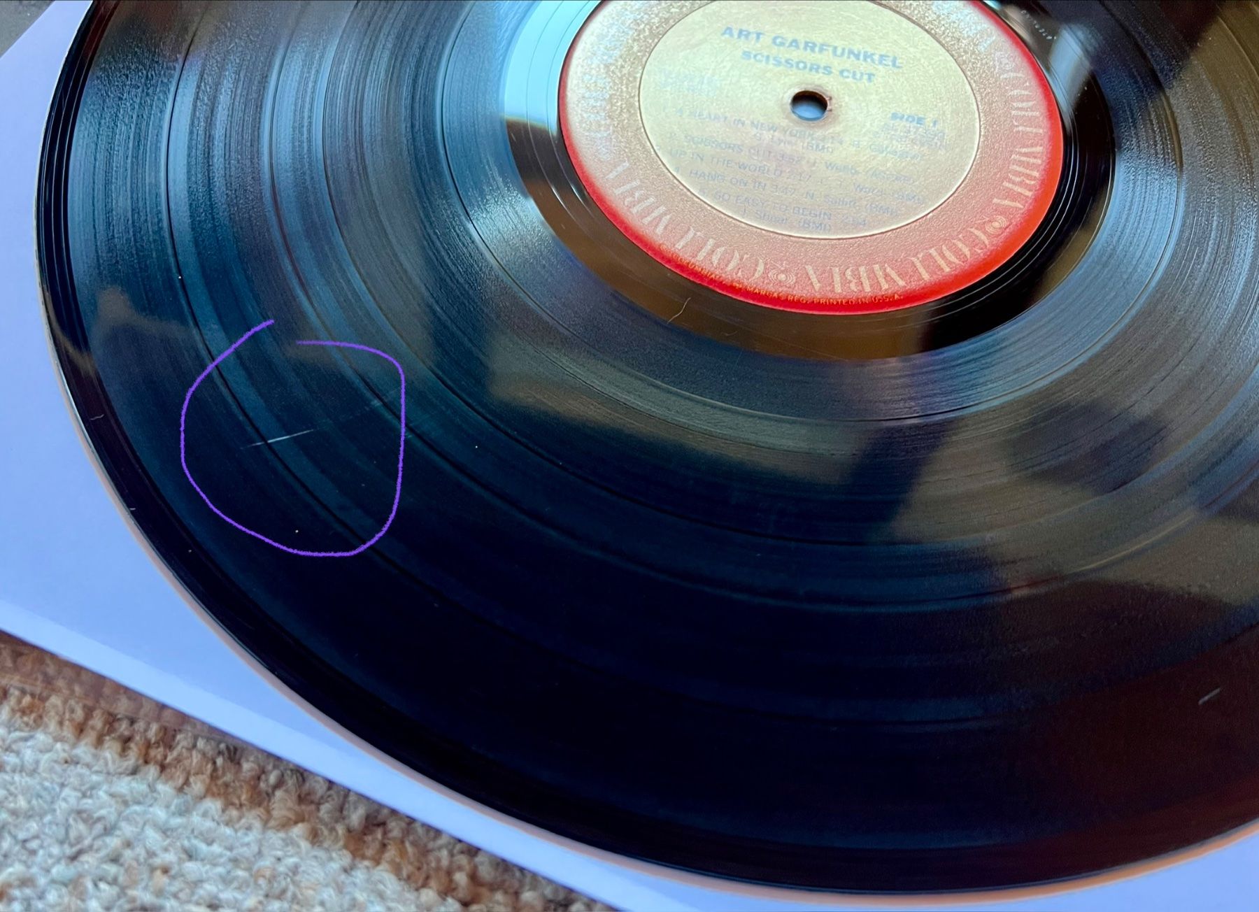 Dischi in vinile: Art Garfunkel – Scissors Cut LP GEWASCHEN – Usato da Unterseen venduto da vinylmore 2