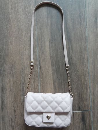 Petit sac à bandoulière rose matelassé fille