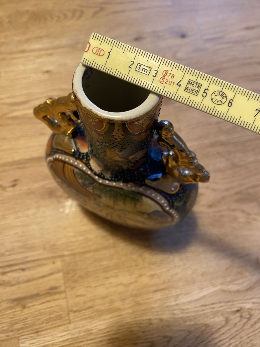 Vasen & Gefässe: Asiatische Vase Satsuma Style – Gebraucht aus Flawil von Naphtali 7