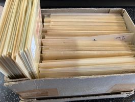 Schweiz: Kistchen mit 400-500 4erblocks PJ + PP + Werbe