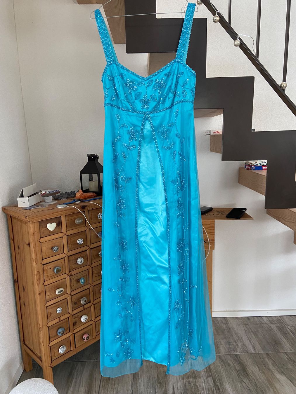 Vestiti: Apart Abendkleid Türkis Gr. 44 – Nuovo e nell'imballaggio originale da Sursee venduto da Kaloo01 4