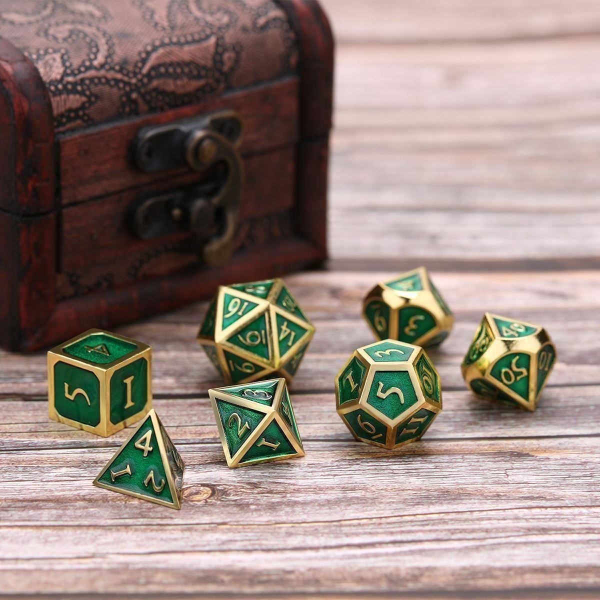 Spielzeuge: DND Würfel Gaming Set Metall Polyedrisch – Neu (gemäss Beschreibung) aus Thun von  7