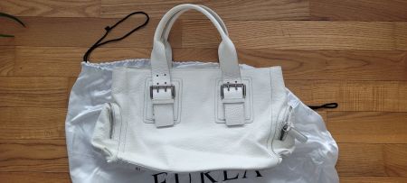 Furla white leather spring bag