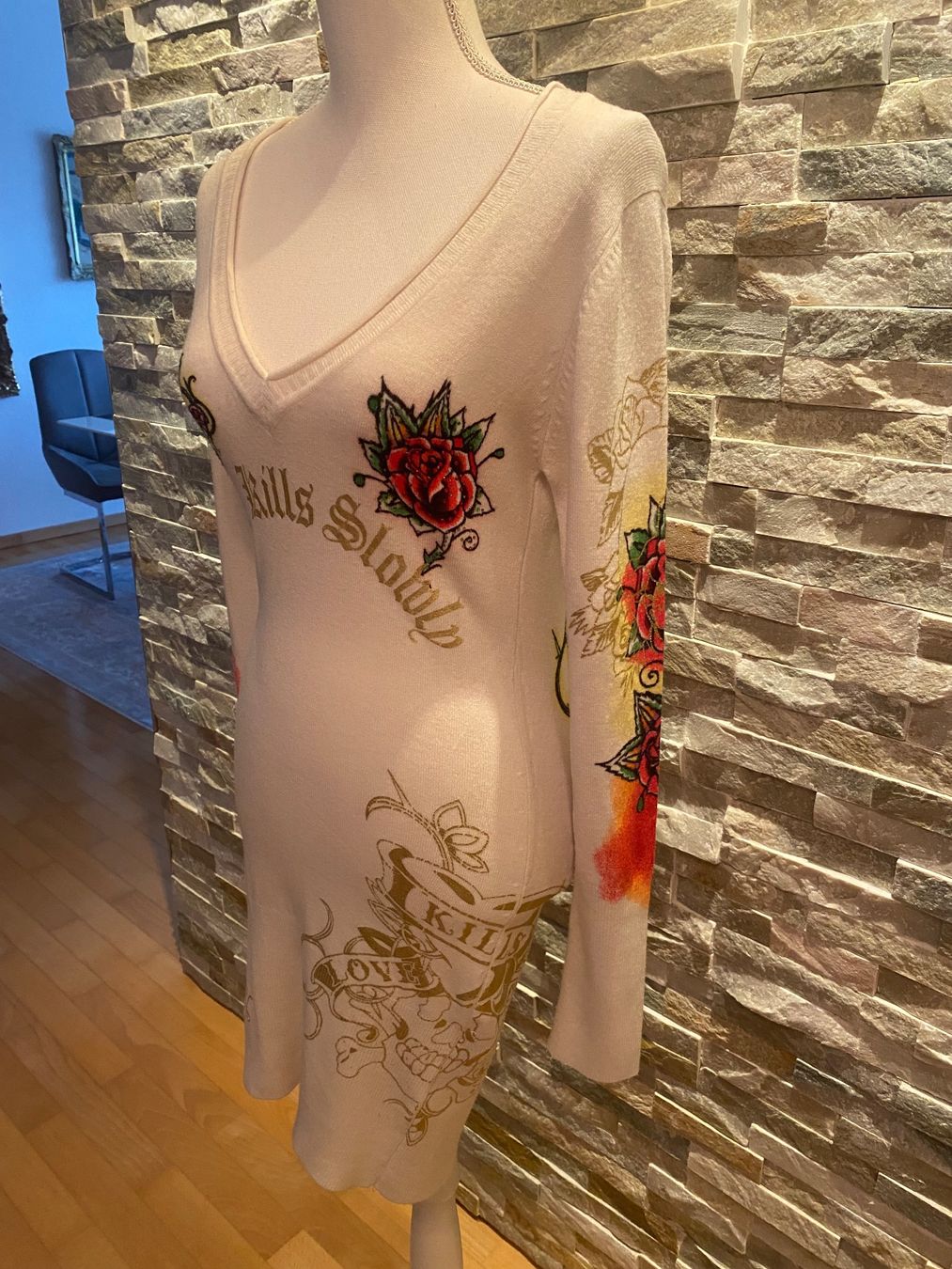 Kleider: Pullover Kleid Grösse S – Neu (gemäss Beschreibung) aus Brüttisellen von kat_g7jv