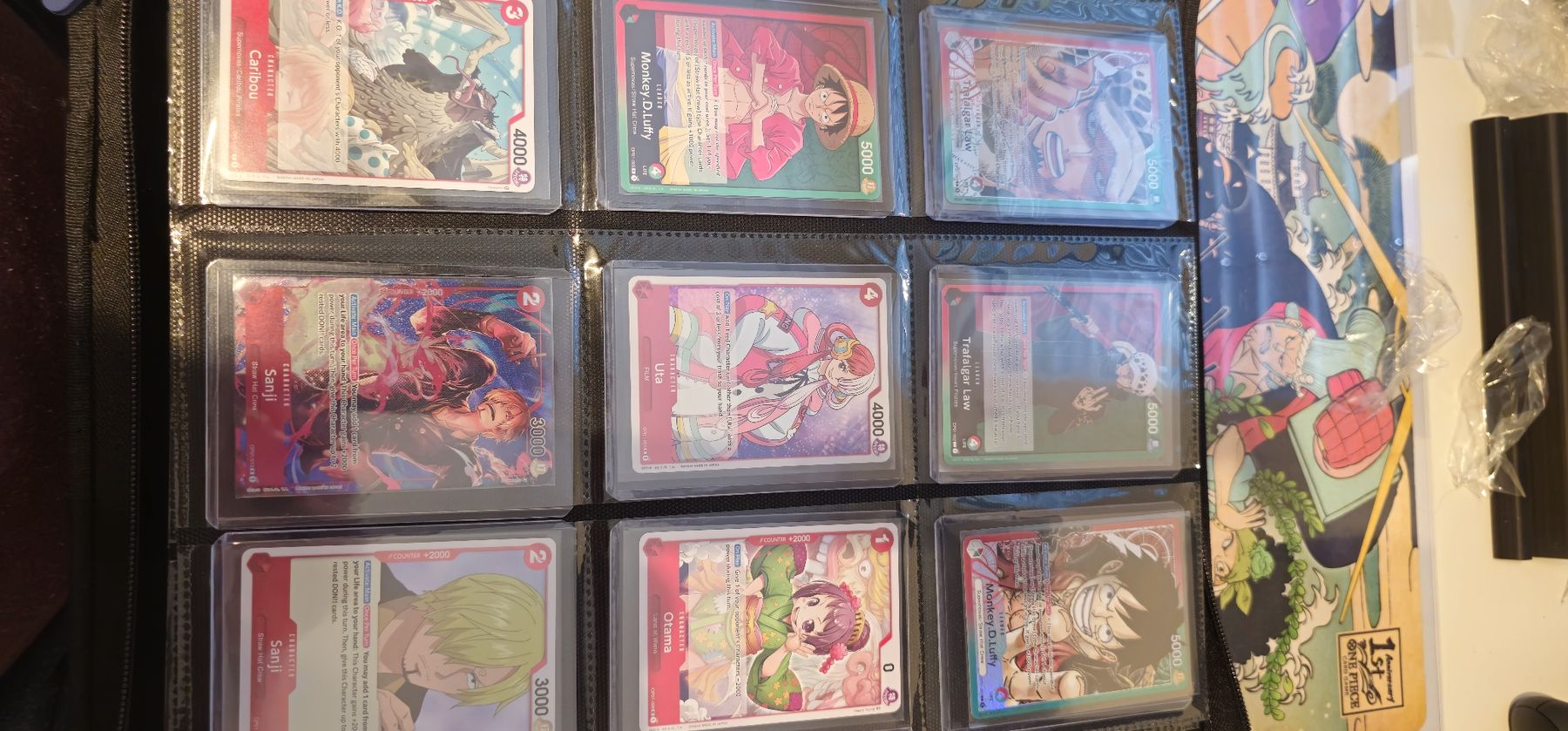 Bandai Carte collezionabili: One Piece OP01 First Print Pre Errata Komplettset, Einmalig! – Nuovo (secondo la descrizione) da Thierachern venduto da YokaiStore 3