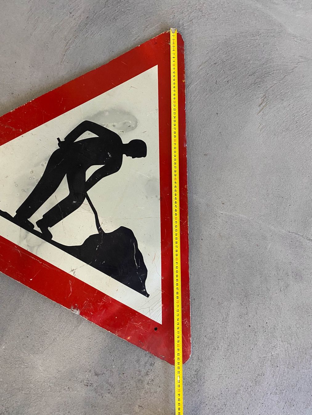 Schilder: Vintage Baustellenschild – Gebraucht aus Zürich von  7