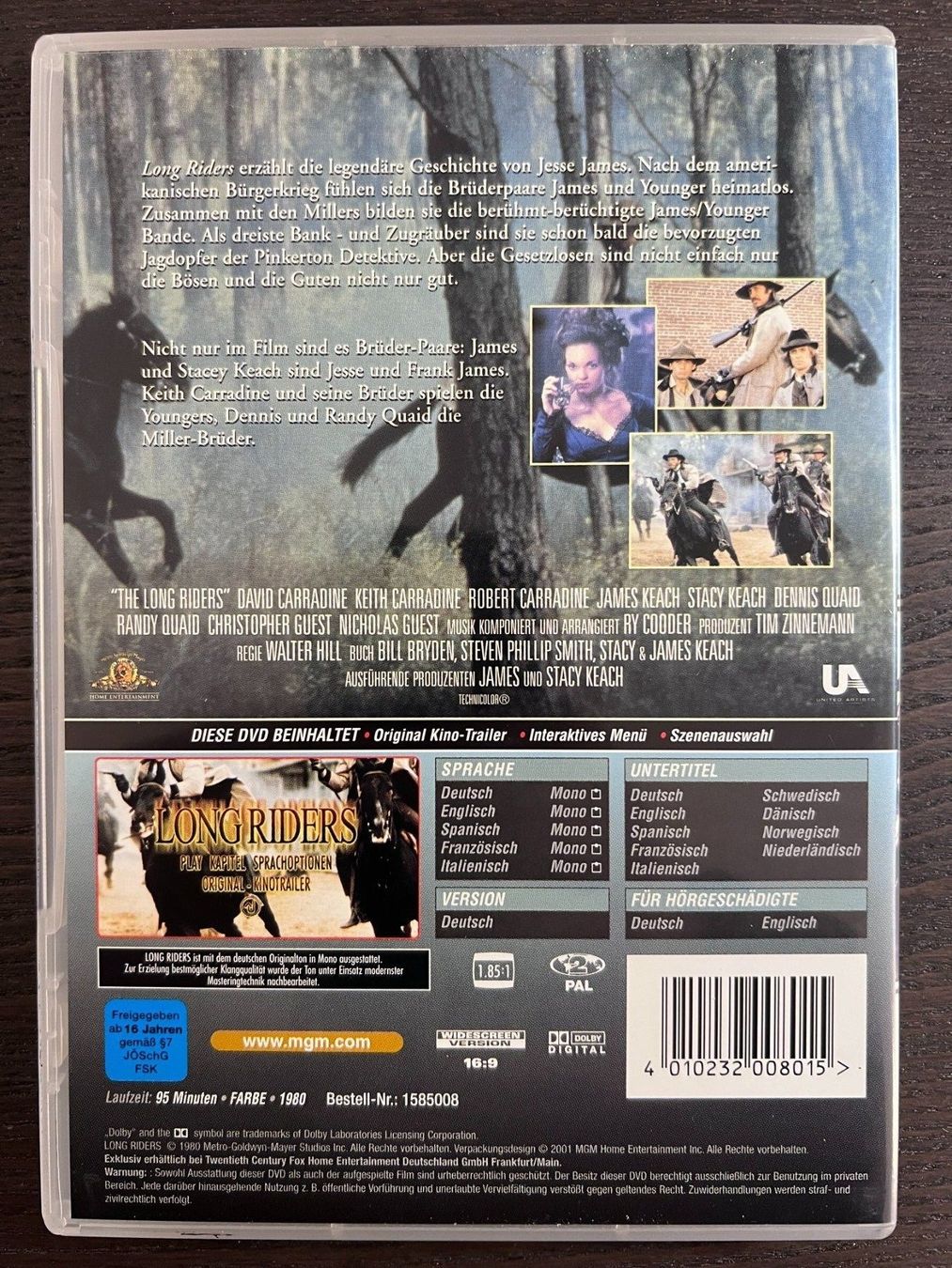 Tutti i DVDs: Long Riders – Usato da Zürich venduto da FilmFreunde 1