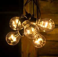 LED-Lichterkette Glühfadenopt. bernstein,Batterie,Konstsmide
